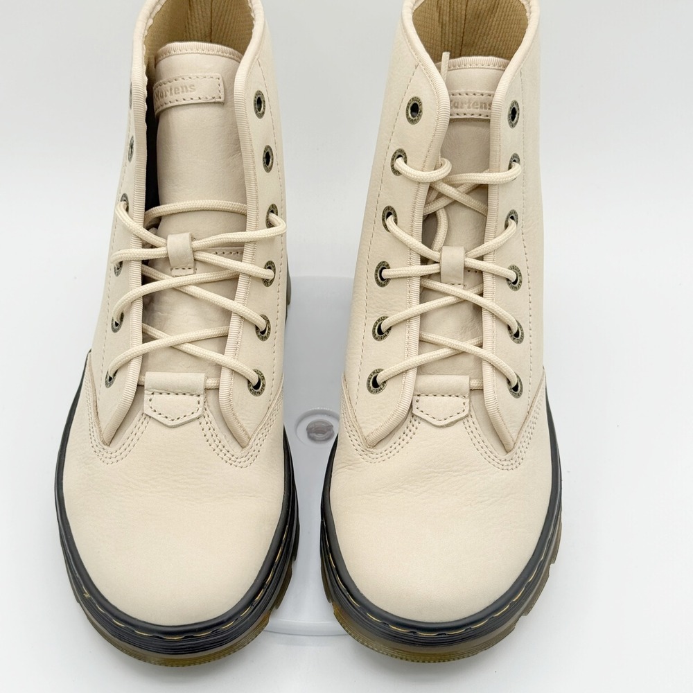 Dr Martens Charlee Chukka Boot 9 Womens Parchment Beige Milled Nubuck Waterproof - Picture 4 of 9